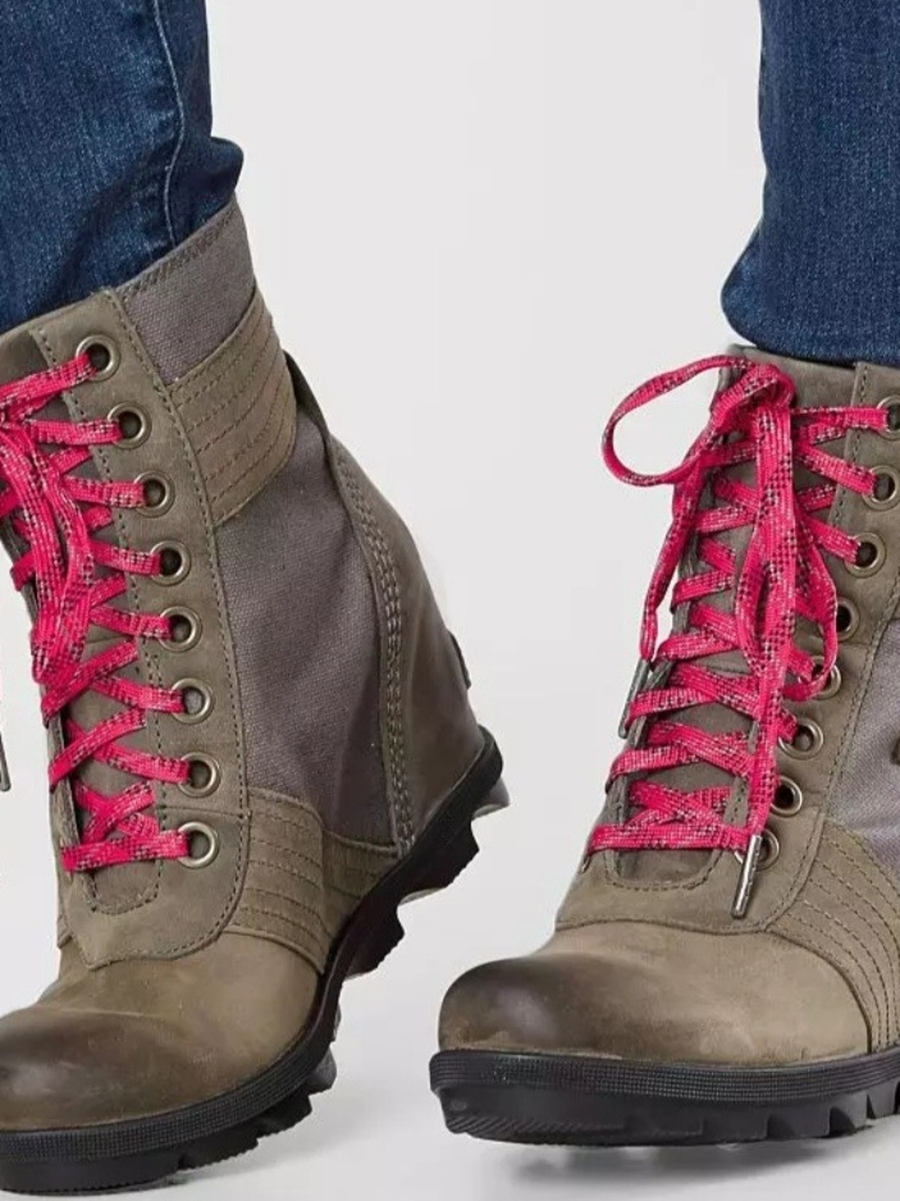 Sorel Lexie Wedge Boot - Quarry Gray